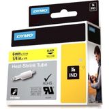 dymo rhinopro ısıyla küçülen şerit 6mmx1,5metre sarı/siyah 18052 - Yok
