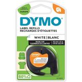 Dymo S0718850, Letratag Ütü Transfer Şerit (12 mm x 2 Mt), Beyaz - Renkli