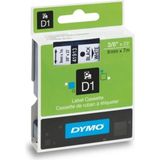 DYMO S0720670 D1 Yedek Şerit, 9 mm x 7 mt, Şeffaf- Siyah (40910) - Mavi - Siyah