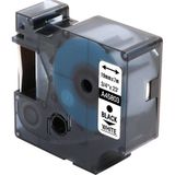 Dymo S0720930 D1 Yedek Şerit, 24 mm x 7 Mt, Beyaz- Siyah (53713) - Renkli - 0,5 g