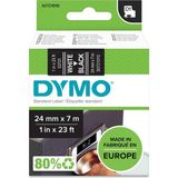 Dymo S0721010, D1 Yedek Şerit (24 mm x 7 Mt), Siyah/beyaz (53721) - Ana Renkler
