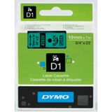 Dymo Şerit D1 19mm X 7mt Yeşil/siyah 720890 45809