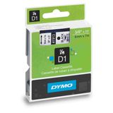 Dymo Şerit D1 9mm X 7mt Beyaz/siyah 720680 40913-41913