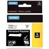 Dymo Şerit Rhinopro 12Mm X 5.5Mt Beyaz/Siyah 18483