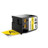 Dymo XTL 1868775 Sarı-Siyah 54x7 mm Vinil Etiket