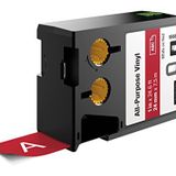 Dymo XTL DY-1868763 Kırmızı-Beyaz 24x7 mm Vinil Etiket