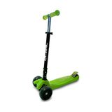 Dynamic Geniş Katlanabilir Scooter 5+ Yaş İçin Işıklı Tekerlekler ile Yeşil Renkli Eğlenceli Tasarım
