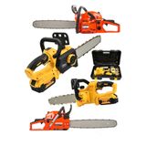 Dynamic Max 2'li Set 9 Hp Benzinli Odun Kesme Hızar Motoru 598VF Otomatik Yağlamalı Şarjlı Testere Dal Budama
