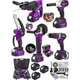 Dynamic Max 5'makina 20AH 3 Akülü Spiral TAŞLAMA&13MM Matkap Vidalam&dal Budama Testere&somun Sökme&kırıcı Hilti
