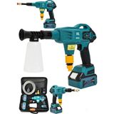 Dynamic Max Alman 598 Vf 100 Bar Kömürsüz Şarjlı Oto Yıkama Makinesi Çift Akülü Bahçe Yıkama Makinasi