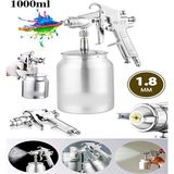 Dynamic Max Profesyonel Havalı Alttan Depolu Boya Tabancası 1.8 mm Basınç Ayarlı Havalı Boya Tabancası Alttanboya