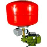 Dynamic Tech 24 Litre Küre Tanklı Ev Tipi Hidrofor Seti 2 Kat 2 Daire 0,50Hp 30 Metre Dik Su Basıncı - 24 lt - Yeşil