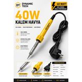 Dynamic Tech 40W Profesyonel Lehim Makinesi Kalem Havya