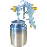 Dynamic Tech Alttan Depolu Havalı Profesyonel 1.8 mm 1000 cc Boya Sprey Tabancası