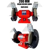 Dynamic Tech Daflong Profesyonel Çark Motoru Zımpara Balta Bıçak Bileme Makinesi Taş Motoru Taşlama 200 mm