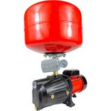 Dynamic Tech Jet-100 24 Litre Küre Tanklı Hidrofor Seti 4 Kat 4 Daire 1 Hp 50 Metre Dik Su Basıncı - 24 lt - Kırmızı