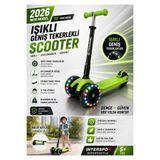 Dynamic YENİ MODEL KALIN TEKERLEK SCOOTER YESIL VEDE KIRMIZ