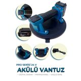 DynamicTech Profesyonel 260 KG Kapasiteli Dijital Ekranlı Çift Bataryalı Seramik Ahşap Cam Taşıma Vantuz Vakum Çift Akülü
