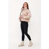 Dynamo 5006 Bej Oversize Şişme Kadın Mont