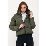 Dynamo 5006 Haki Oversize Şişme Kadın Mont