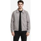 Dynamo BGL-ST05013 Açık Gri Erkek Siyah Regular Fit Mevsimlik Süet Spor Mont