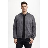 Dynamo BGL-ST05014 Koyu Gri Erkek Regular Fit Mevsimlik Hakim Yaka Süet Spor Mont