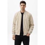 Dynamo BGL-ST05014 Taş Erkek Regular Fit Mevsimlik Hakim Yaka Süet Spor Mont