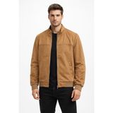 Dynamo BGL-ST05333 Vizon Erkek Regular Fit Mevsimlik Hakim Yaka Süet Spor Mont