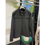 Dynamo Erkek Dik Yaka Su Itici Likralı Softshell Kumaş Büyük Beden Mont - 4XL - Siyah