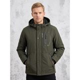 Dynamo Erkek Haki Çıkarılabilir Kapüşonlu Içi Polar Mont 3130 - 2XL