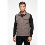 DYNAMO Erkek Kanvas Spor Avcı Yelek Vizon 2XL BGL-ST05340