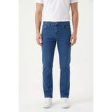Dynamo Erkek Klasik Kalıp Jeans Pantolon 1701 BGL-ST05355 - İndigo - 36