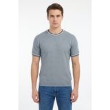 Dynamo Erkek Sıfıryaka Triko Tişört BGL-ST05376 - Mavi