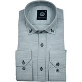 Dynamo Erkek Silim Fitt Uzun Kol Gömlek Hasır Dokuma BGL-ST02983 - Mint Yeşili