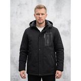 Dynamo Erkek Siyah Çıkarılabilir Kapüşonlu Içi Polar Mont 3130