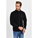 Dynamo Erkek Siyah Fermuarlı Cepli Polar Ceket 6544 - 2XL