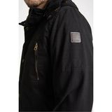 Dynamo Erkek Siyah Gabardin Kaban Modeli Su Geçirmez Özellikli Regular Fit Tasarım - 4XL