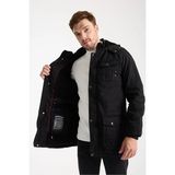 Dynamo Erkek Siyah Gabardin Su Geçirmez Kaban - 2XL