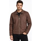 Dynamo Erkek Siyah Regular Fit Mevsimlik Süet Spor Mont BGL-ST05013 - Kahve - 2XL