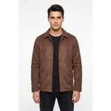 Dynamo Erkek Siyah Regular Fit Mevsimlik Süet Spor Mont BGL-ST05436 - Kahve