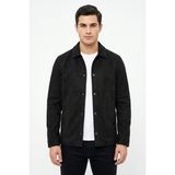 Dynamo Erkek Siyah Regular Fit Mevsimlik Süet Spor Mont BGL-ST05436