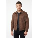 Dynamo Erkek Siyah Regular Fit Mevsimlik Süet Spor Mont BGL-ST05437 - Kahve