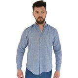 Dynamo Erkek Spor Gömlek Silim Fit 9843 BGL-ST02726 - İndigo