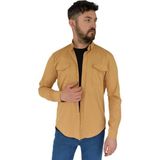 Dynamo Erkek Spor Gömlek Silim Fit 9957 BGL-ST02724 - Hardal