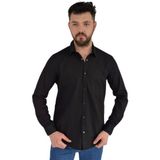 Dynamo Erkek Spor Gömlek Silim Fit 9959 BGL-ST02719 - 2XL - Siyah