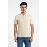 Dynamo Erkek Spor Polo Yaka Triko Tişört BGL-ST05373 - Ekru