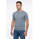 Dynamo Erkek Triko Sıfıryaka Tişört BGL-ST05368 - Mavi