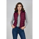 Dynamo Kadın Kapüşonlu Spor Yelek 5000 BGL-ST04894 - Bordo - XL
