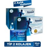 Dynavit Collagen Quatro 30 Saşe x 2 - 2 Aylık Kullanım Hidrolize Peptit Tip 2 Tavuk Kolajeni