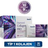 Dynavit Dynavıt Diamond Collagen PRO 30 Saşe - Saç&Cilt&Tırnak - Hidrolize Peptit Tip 1 Balık Kolajeni, Hyaluronik Asit, Biotin, Sahil Çamı Ekstresi